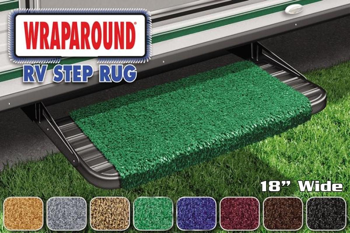 18" Wraparound Rv Step Rug - Green