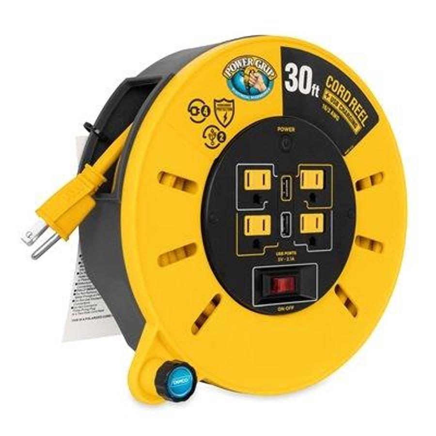 Powergrip Extension Cord Reel 30'