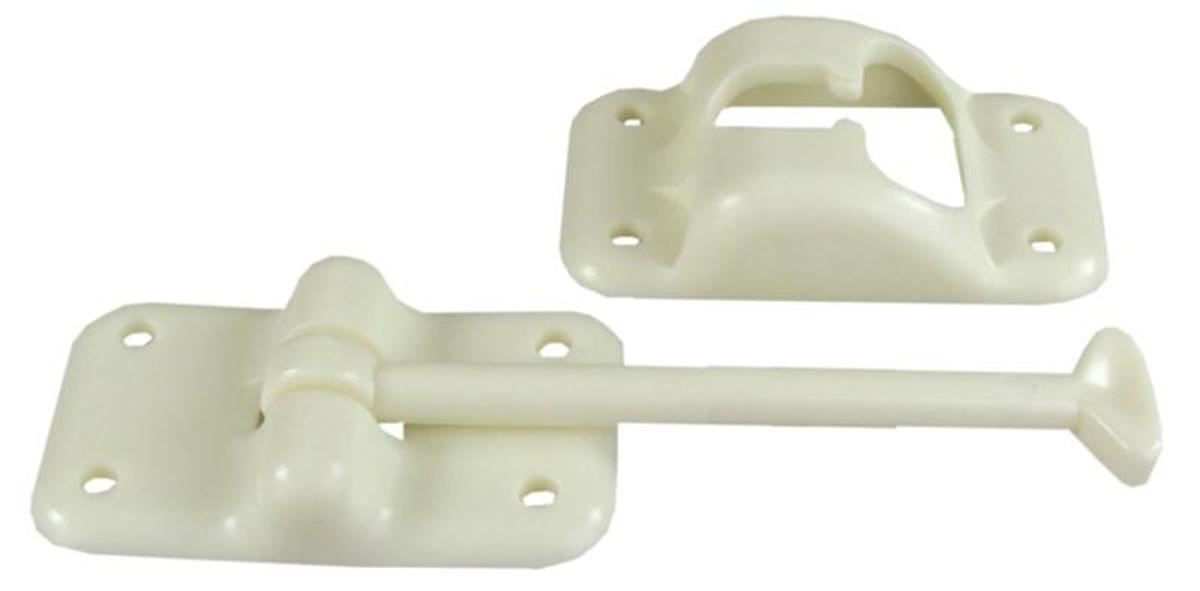 T Style Door Holder - 3-1/2" Colonial White