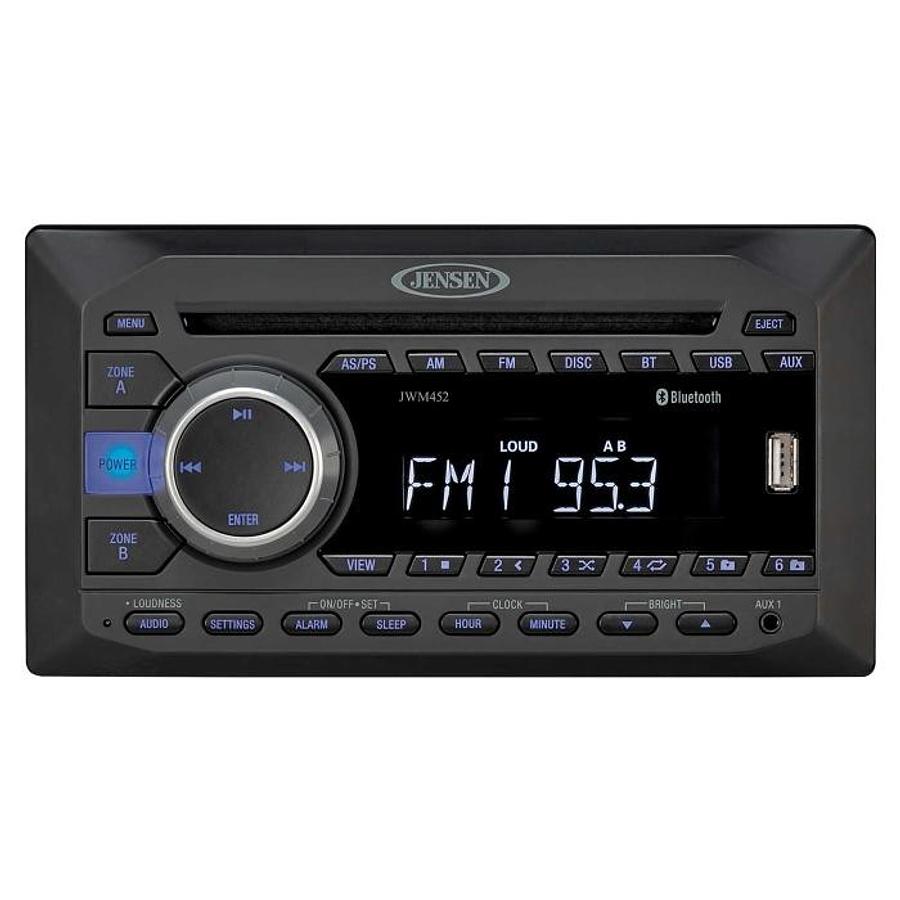 Rv Wall Mount Stereo Dvd/bluetooth/aux/usb/hdmi/2-zone
