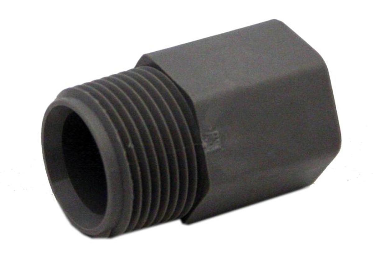 Male/female Adapter - Tubing Size: 3/4" M X 1/2" F