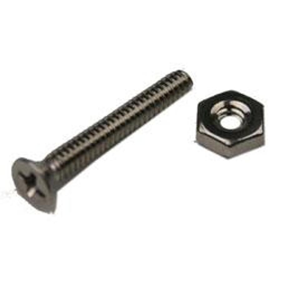 Screw Phillips Flat Head Machine 6-32 X 1" Stainless Steel - 4/pk