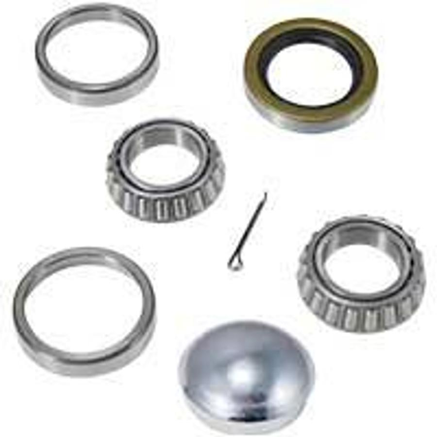 Bearing Kit- 1-1/4" Straight Spindle With Dust Cap,lm67048  Cone,lm67010 Cup(6204)