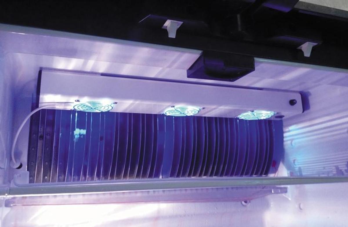 Fridge Aerator: Dometic Triple Fan Unit W/ Blue Led Light