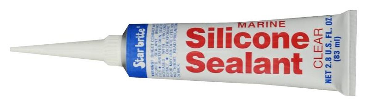 Silicone Sealant, 2.8 Oz. Tube - Clear