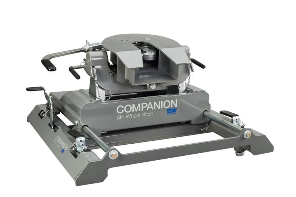 B&w Fifth Wheel Hitch 20k Slider, Companion Series (2 Box Kit: Rvb3775/rvc3006)