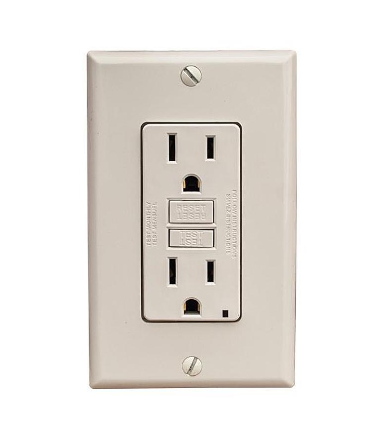 Gfi Receptacle - White