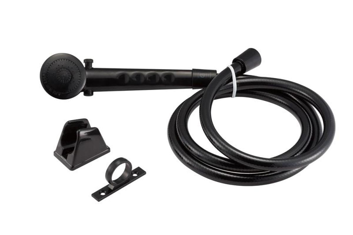 Rv Shower Head & Hose - Black