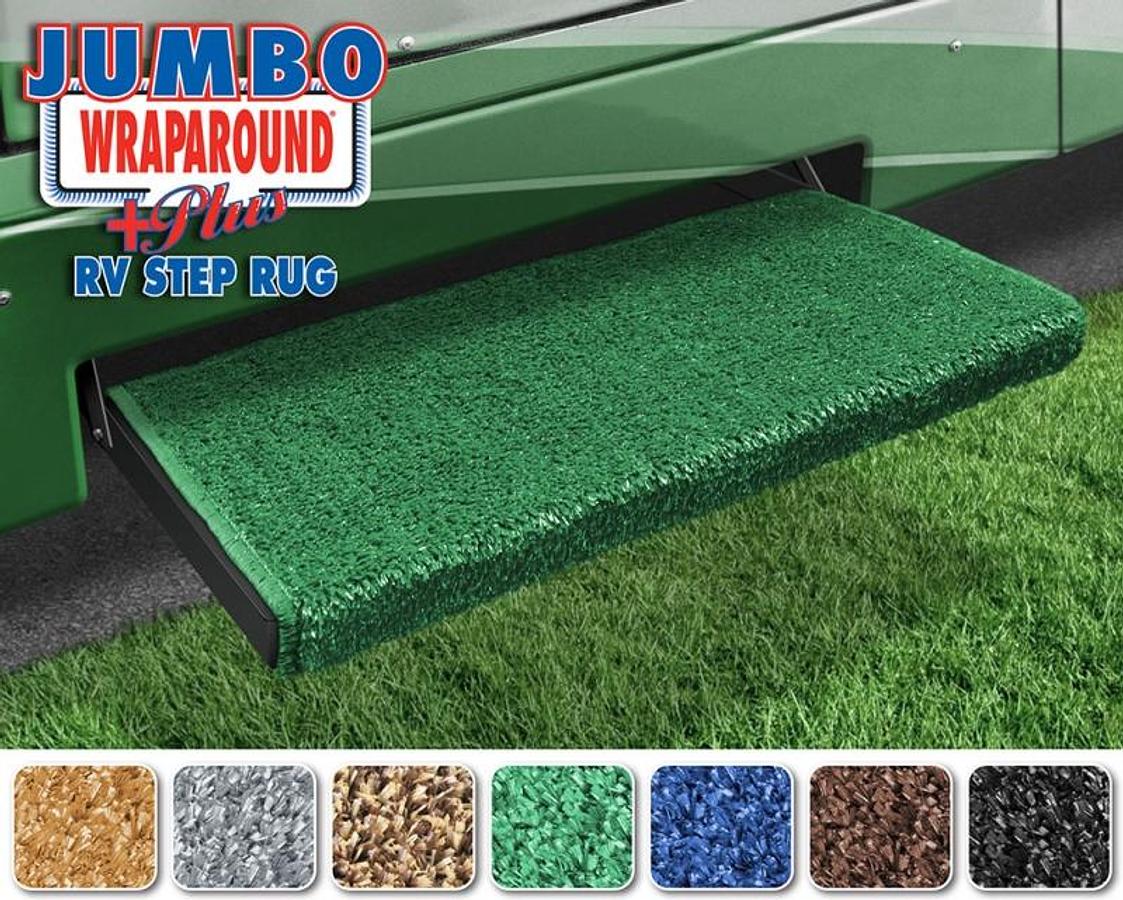Jumbo Wraparound + Plus Rv Step Rug - 23" - Green