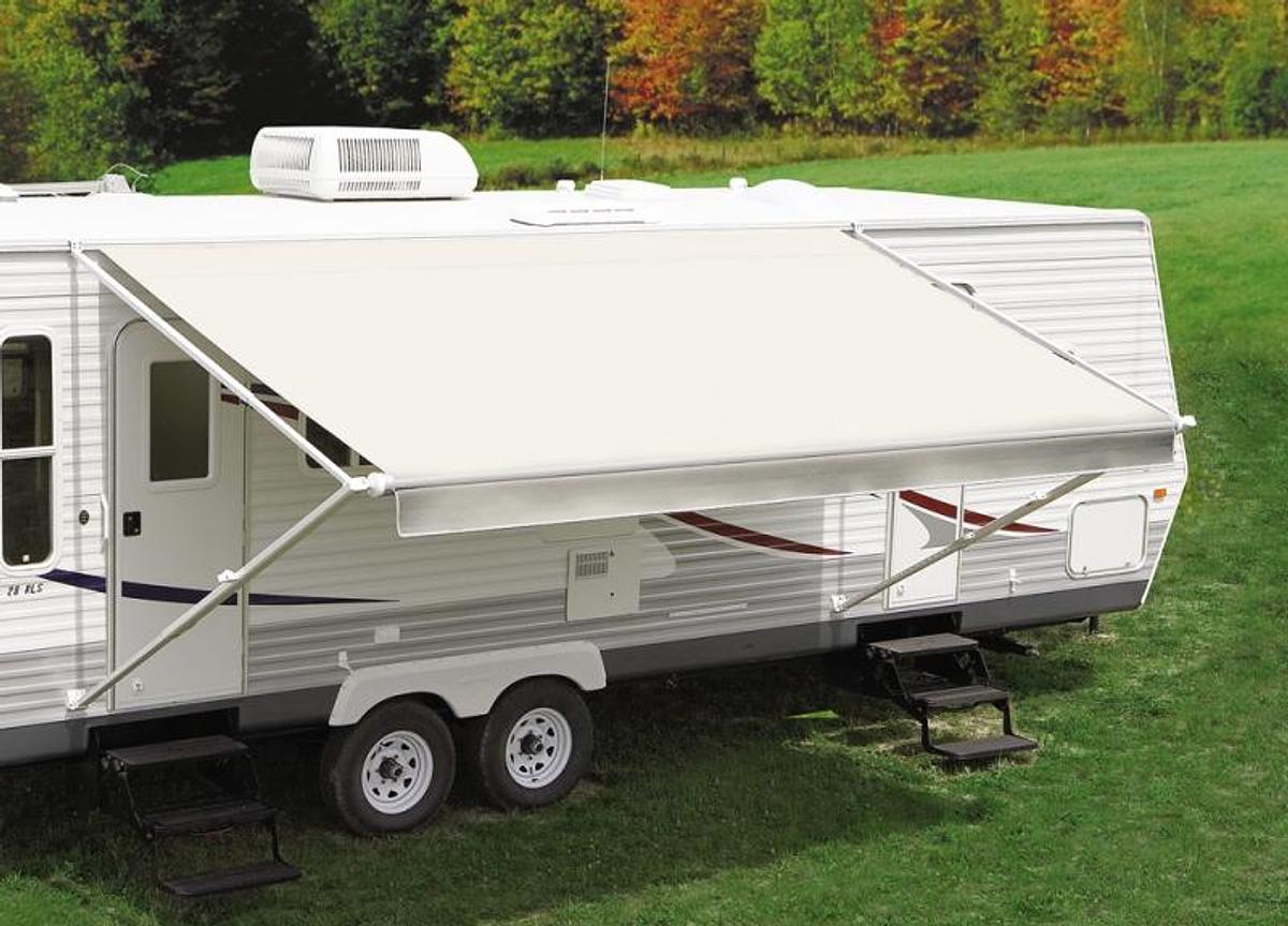 Cut To Fit Universal Patio Awning Fabric 17' 2" Eggshell 2 Per Pack