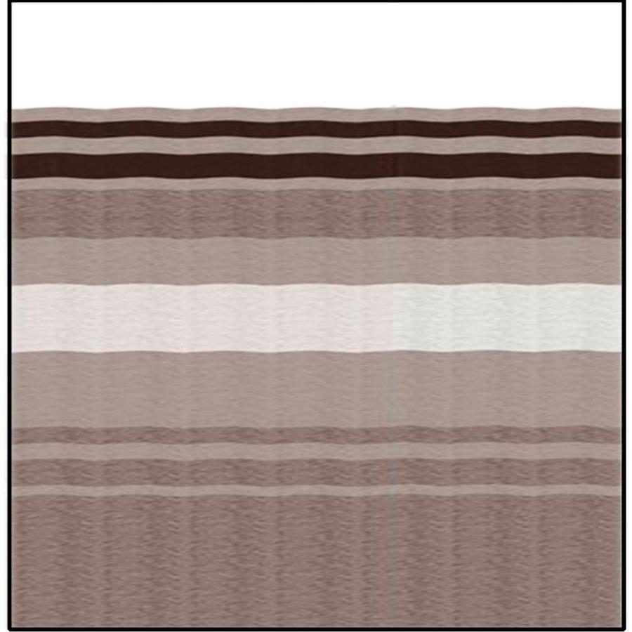 Universal Replacement Fabric 15' 2" Sierra Brown Dune Stripe White Weatherguard