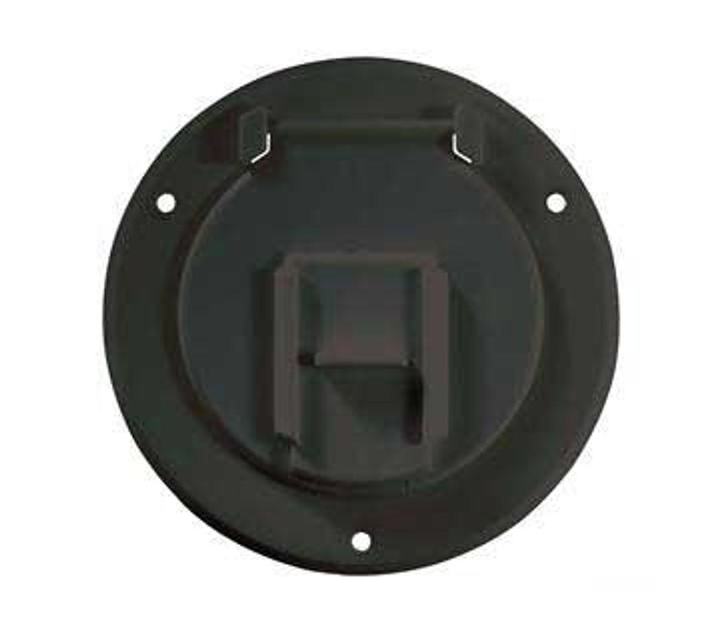 Basic Cable Hatch Round - Black