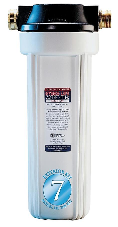 Water Filter System Exterior