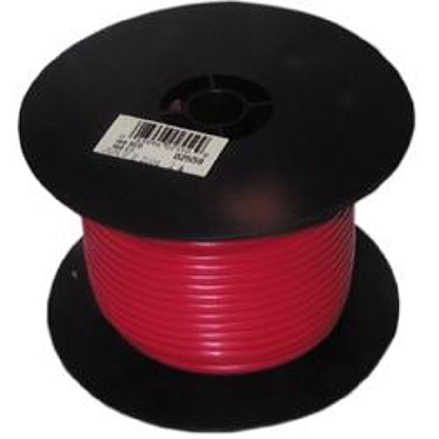 8 Gauge Wire - Red 100' Spool