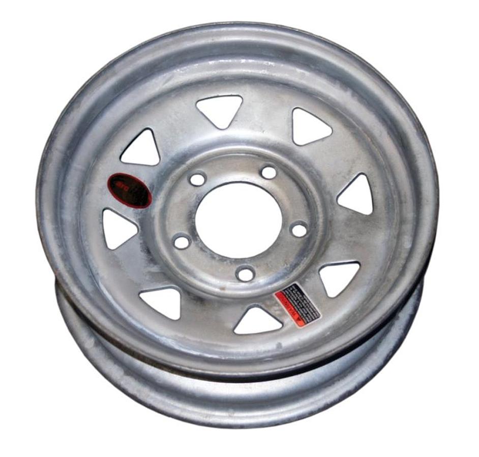 Wheel Galvanized Spoke; 15 Inch 5 Hole