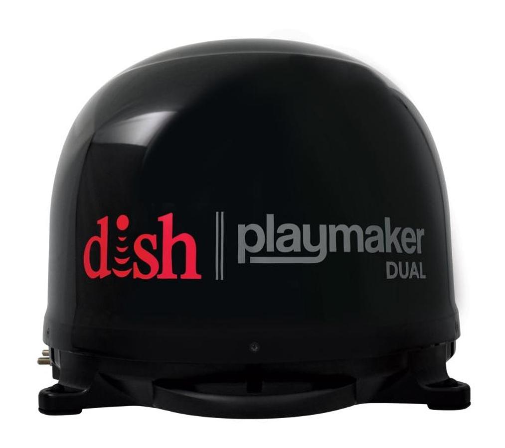 Winegard Dish Playmaker Dual Portable Automatic Satellite, Black