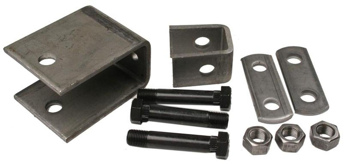 Single Axle Double Eye Spring Suspension Kit - Complete