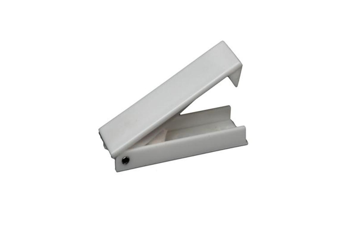 Baggage Door Catch Square - White