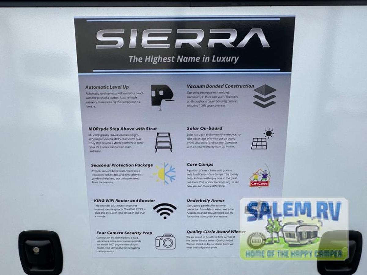 New 2025 Forest River RV Sierra 3550BH