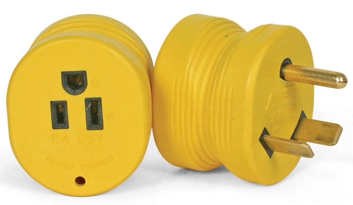 Power Grip Electrical Adapter 30m-15f Amp 125v-1875w