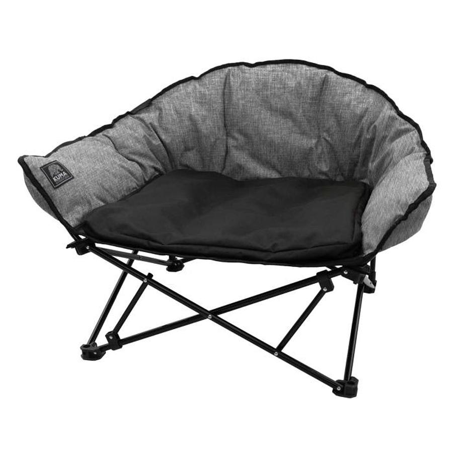 Kuma Lazy Bear Dog Bed - Heather Grey