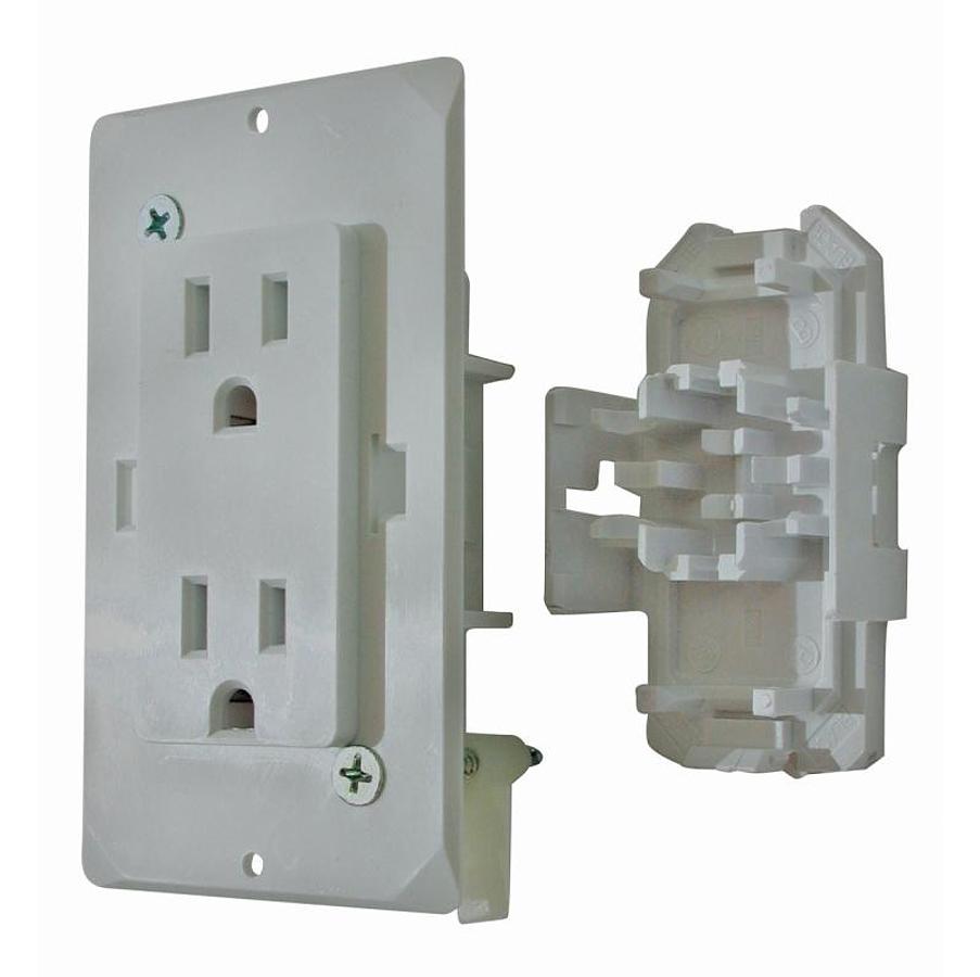 Receptacle Self-contained - White