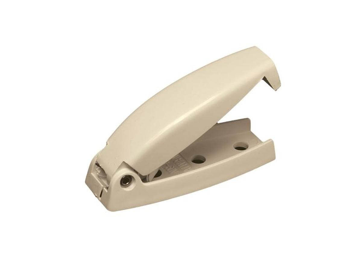 Baggage Door Catch Rounded - Colonial White
