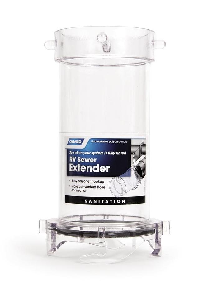 Clear Sewer Hose Adapter 7"