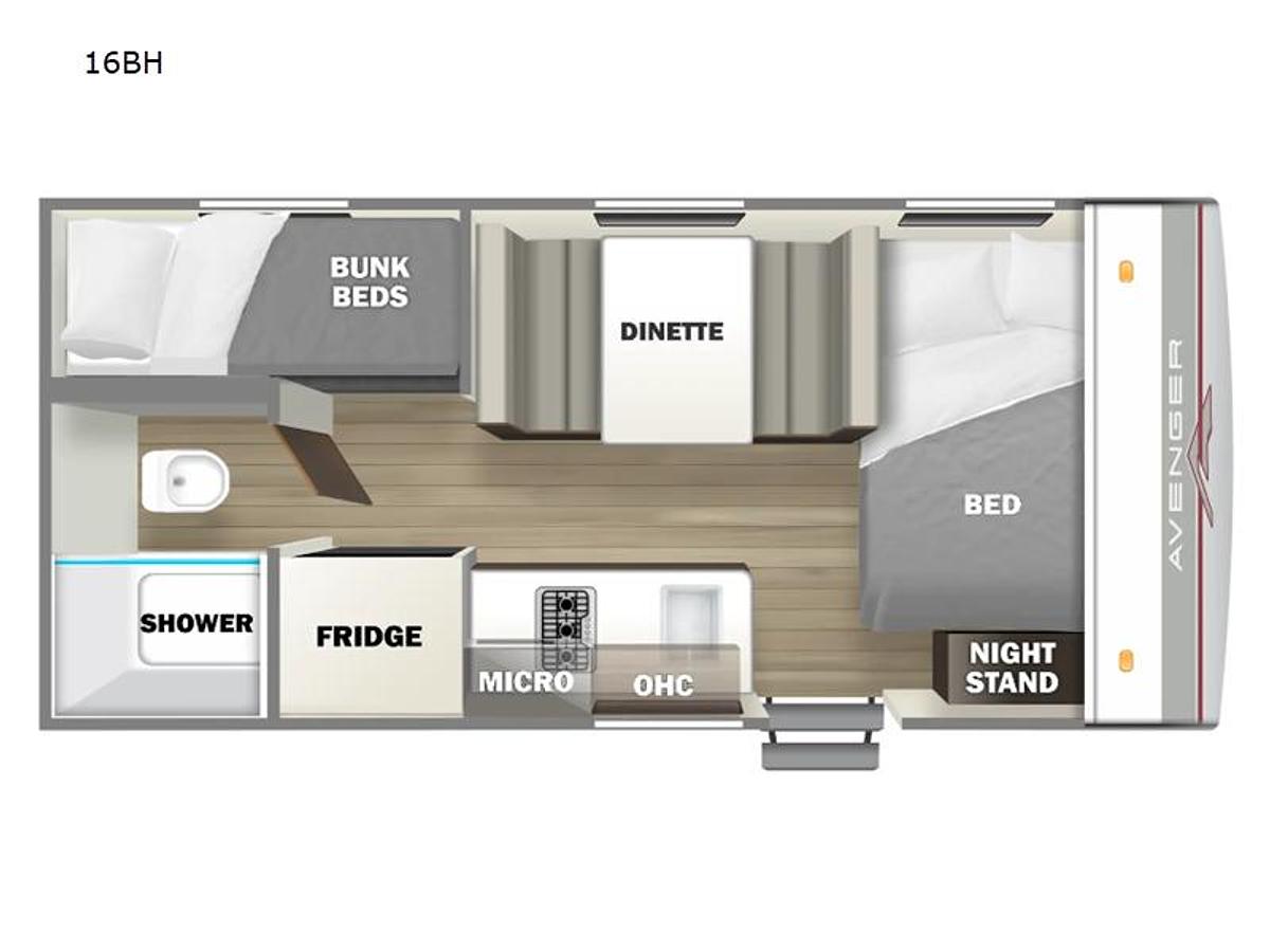 New 2026 Prime Time RV Avenger LT 16BH