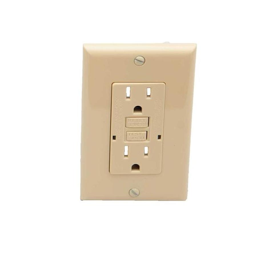 Dual Gfci Outlet With Cover Plate - Ivory