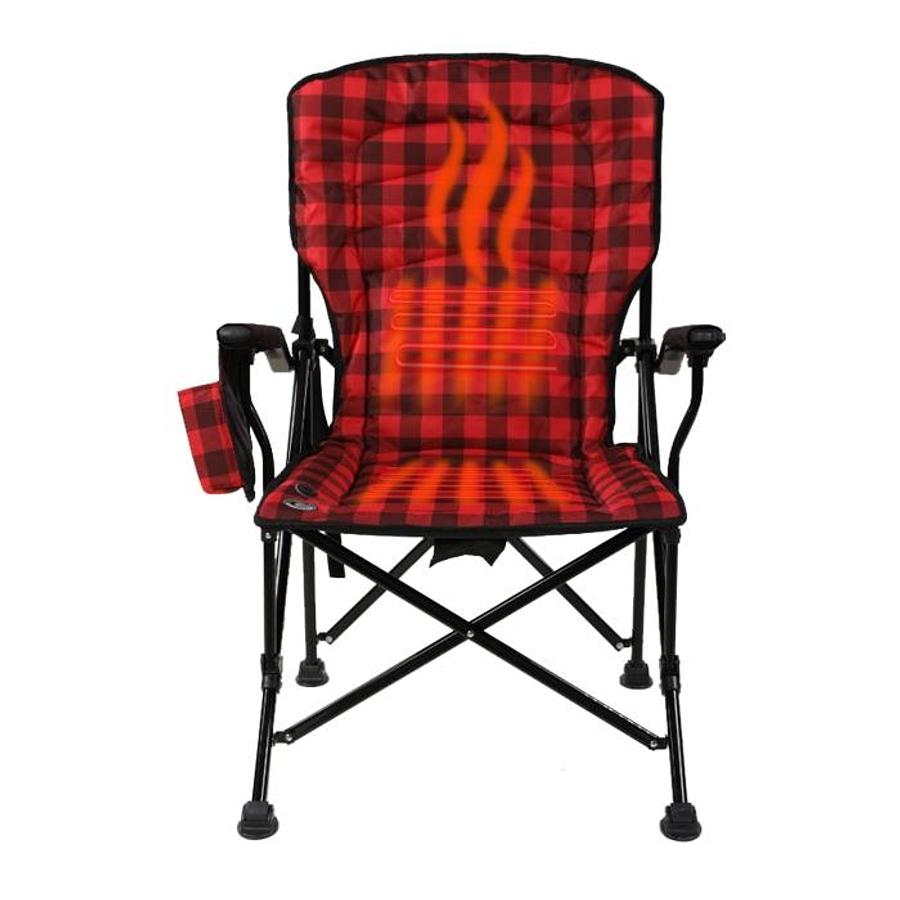 Kuma Switchback Heated Chair - Red/black
