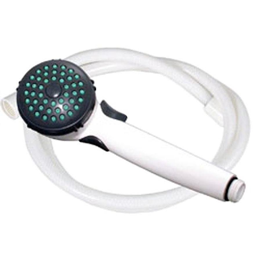Shower Hand Set White W/60" Vinyl Hose 1 Function