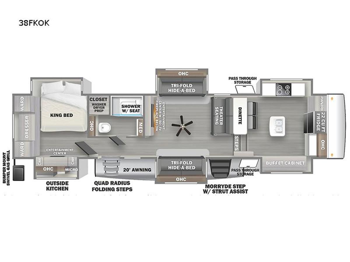 Used Used 2023 Forest River RV Sierra Luxury 38FKOK