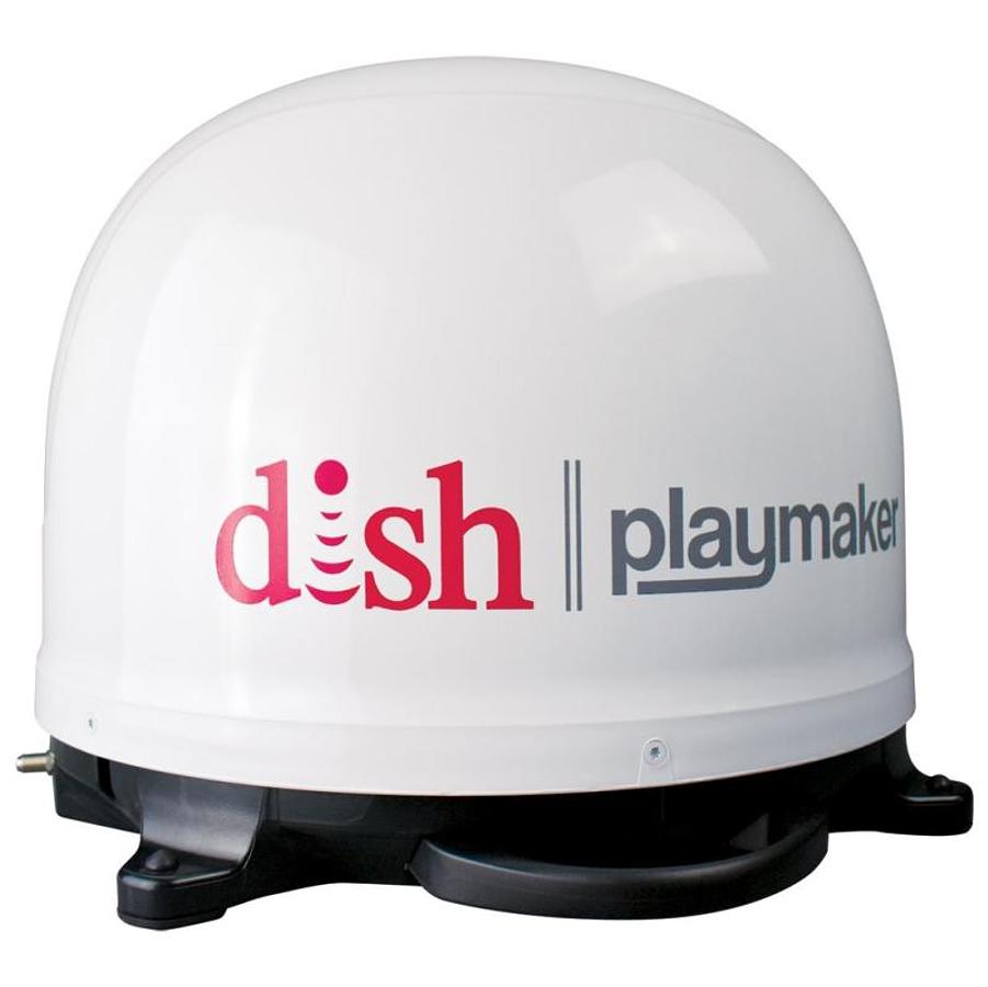 Winegard Dish Playmaker Portable Automatic Satellite - White