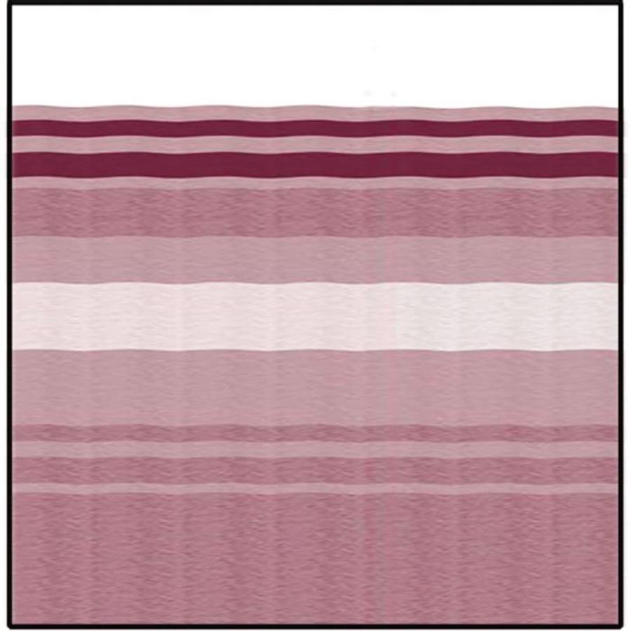 Universal Replacement Fabric 20' 2" Bordeaux Dune Stripe White Weatherguard