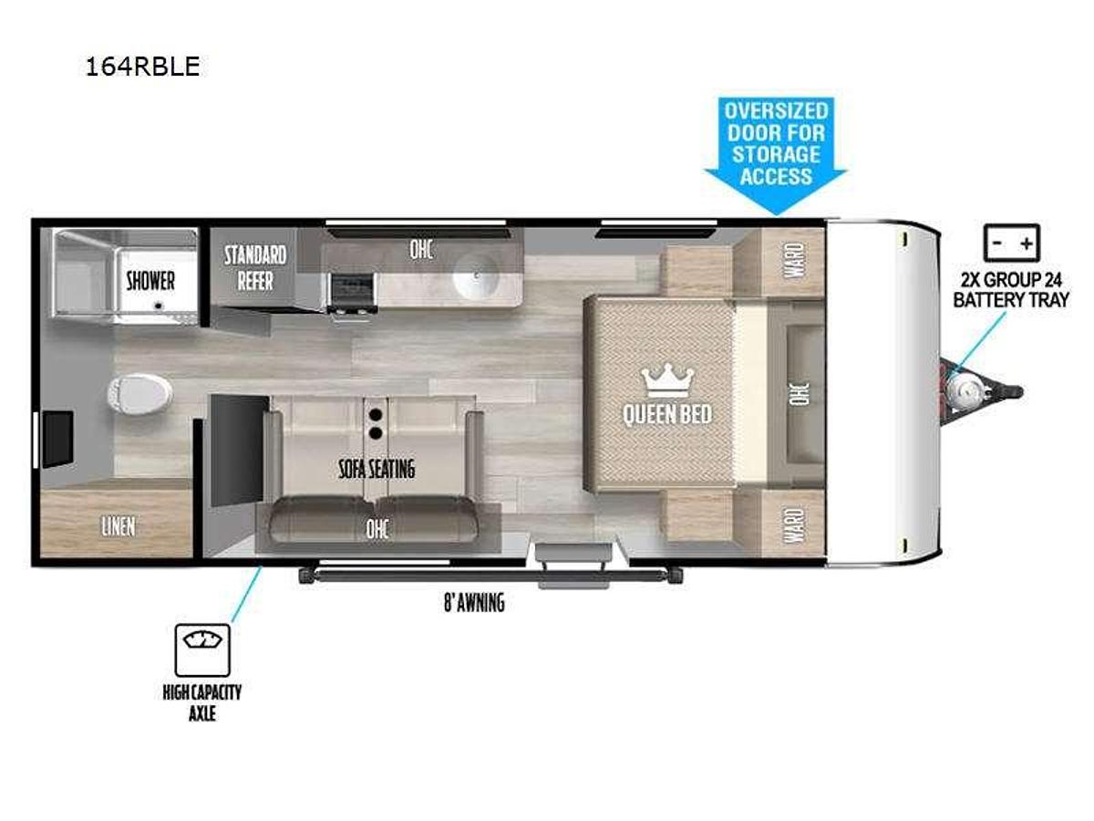 New 2024 Forest River RV Salem FSX 164RBLE