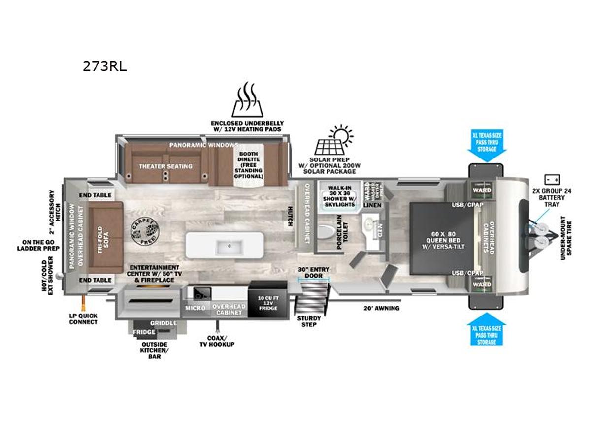 New 2026 Forest River RV Salem Hemisphere 273RL