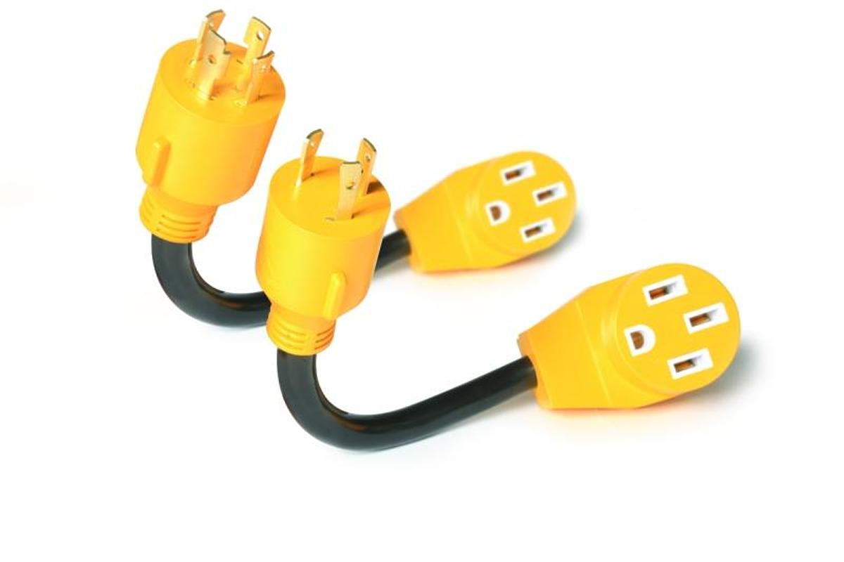 Power Grip Generator Dogbone Adapter 30-50 Amp 4 Prong