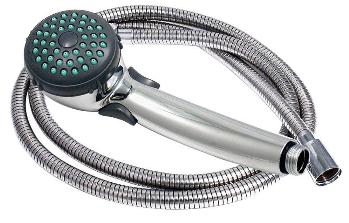Shower Hand Set Chrome W/60" Metal Hose 1 Function