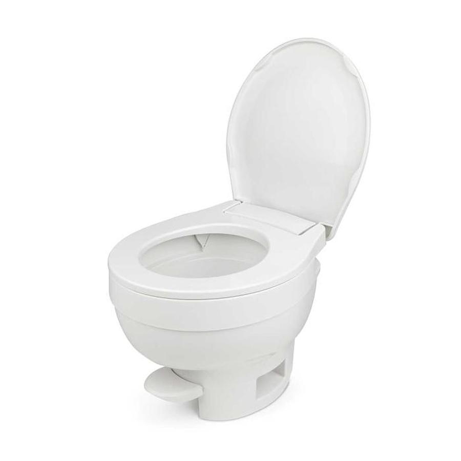 Aqua-magic Vi Lo Foot Flush White W/slo Close Seat