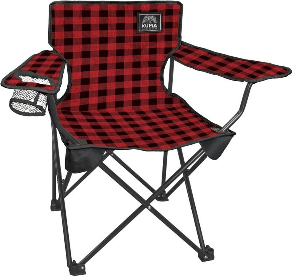 Kuma Youth Cub Chair - Red Plaid