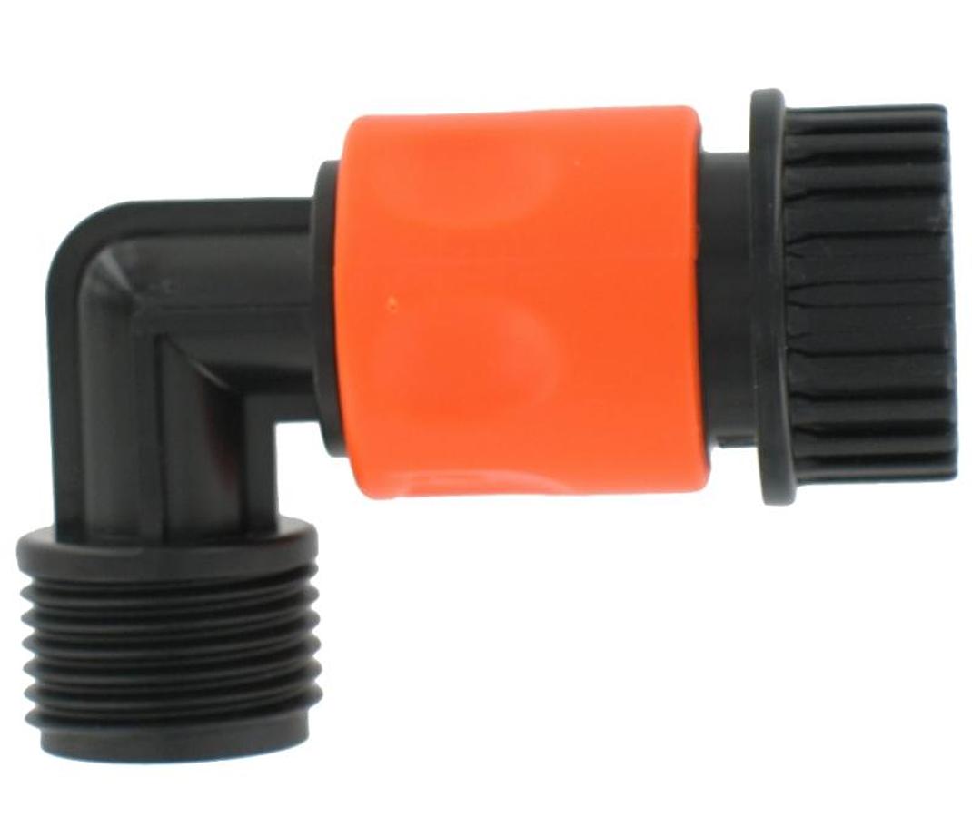 Quick Connect Rv Water Hookup - Plastic Quick Connect With 90 Deg Adapter