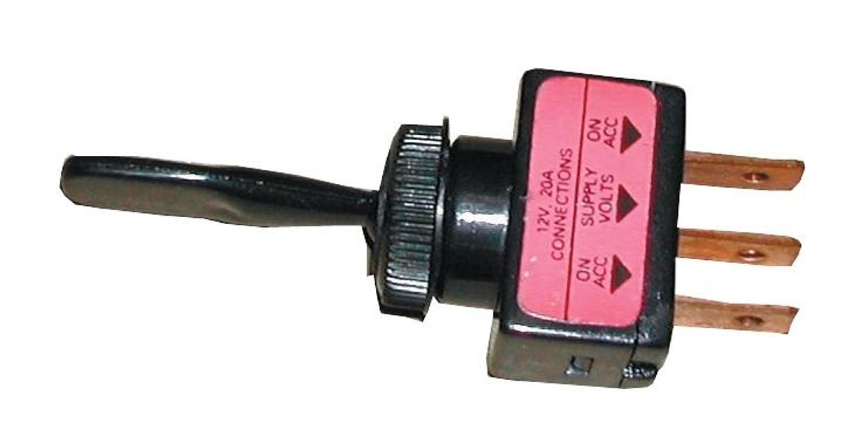Toggle Switch - Heavy Duty Three Position On-off-on Three Blade Terminals