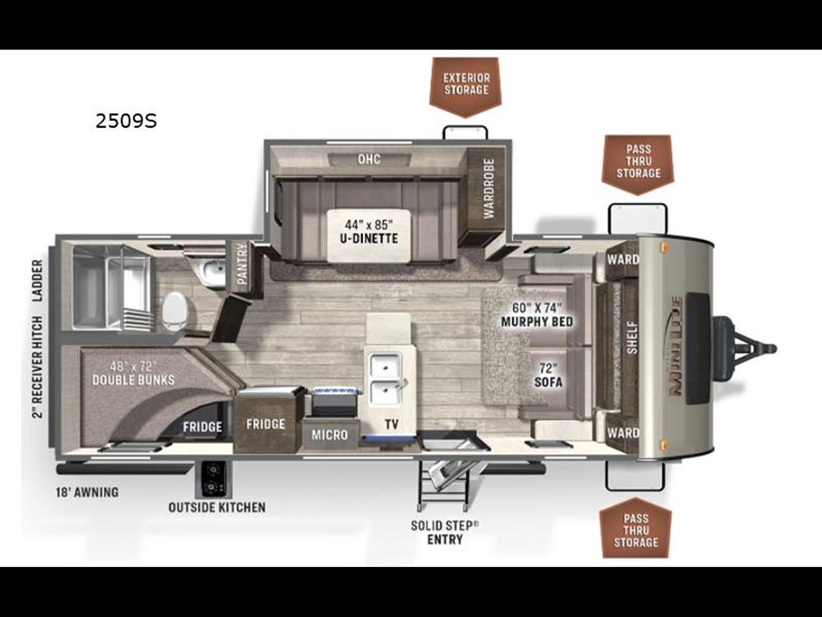 Used Used 2022 Forest River RV Rockwood Mini Lite 2509S