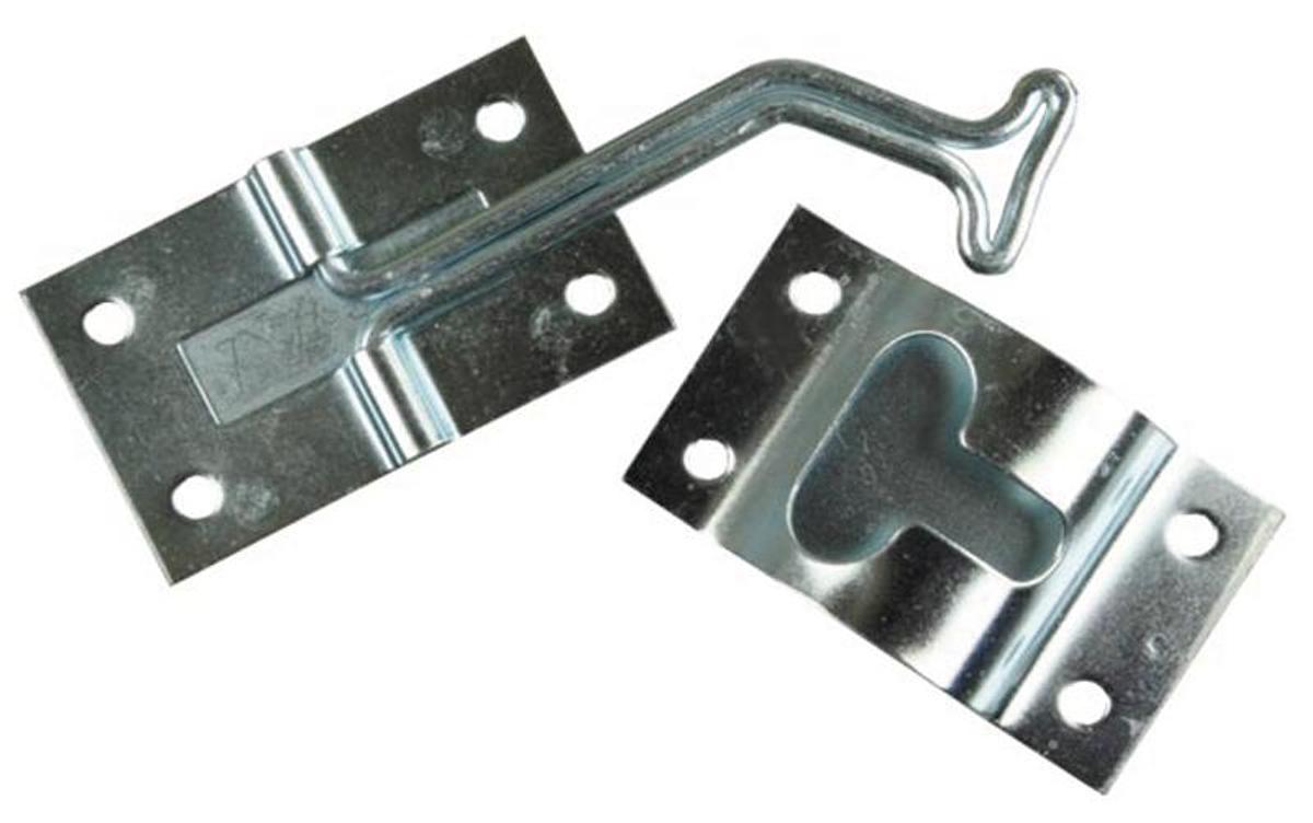 Door Holder T- Style 45 Degree Zinc