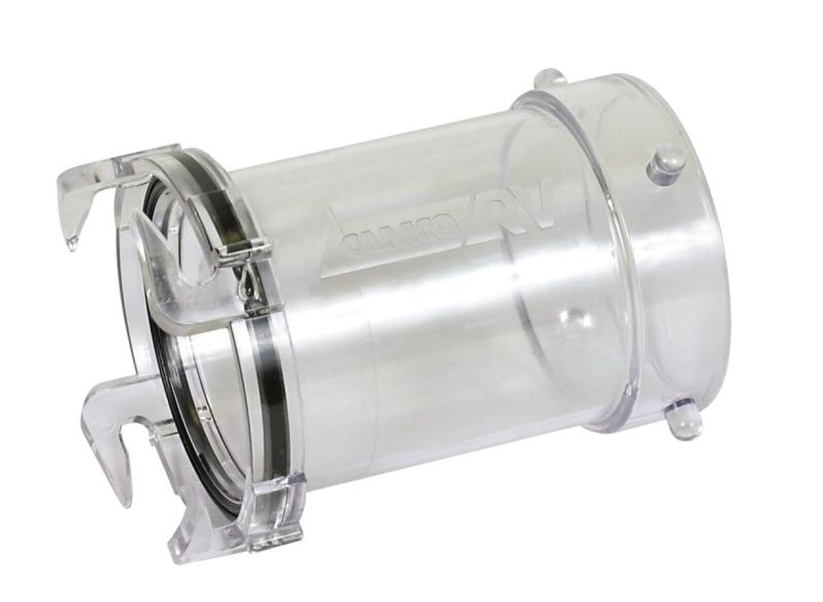 Clear Sewer Hose Adapter 5"