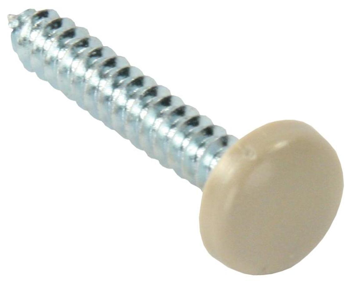 Screw Kappet W/ Cover Beige - 14/pk