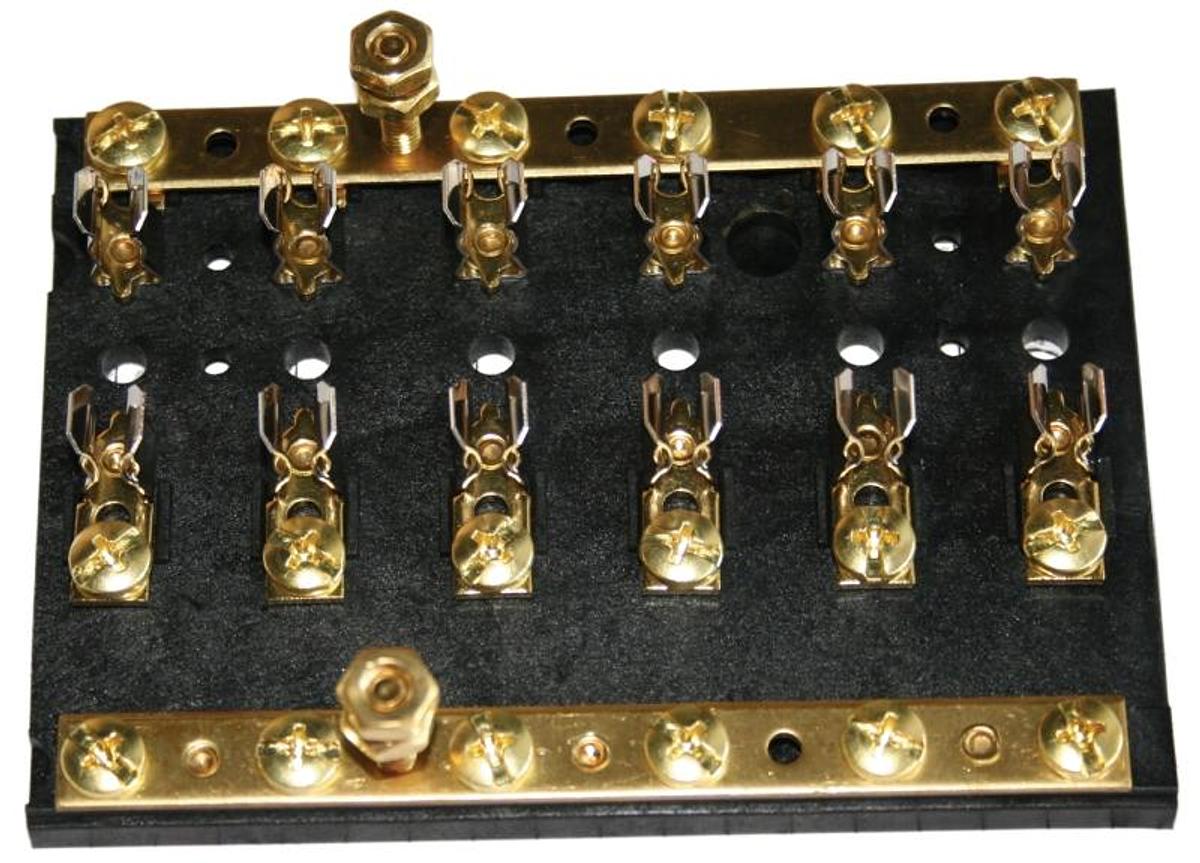 Block Fuse Hot Feed/common Ground 6 Gauge