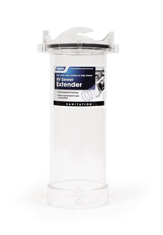 Clear Sewer Hose Adapter 9"