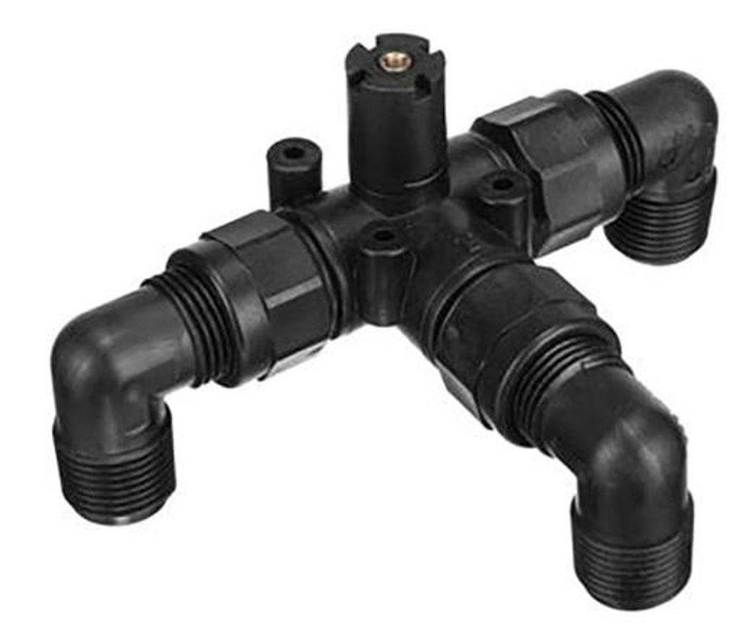 Diverter Valve W/1/2" Thread, Black